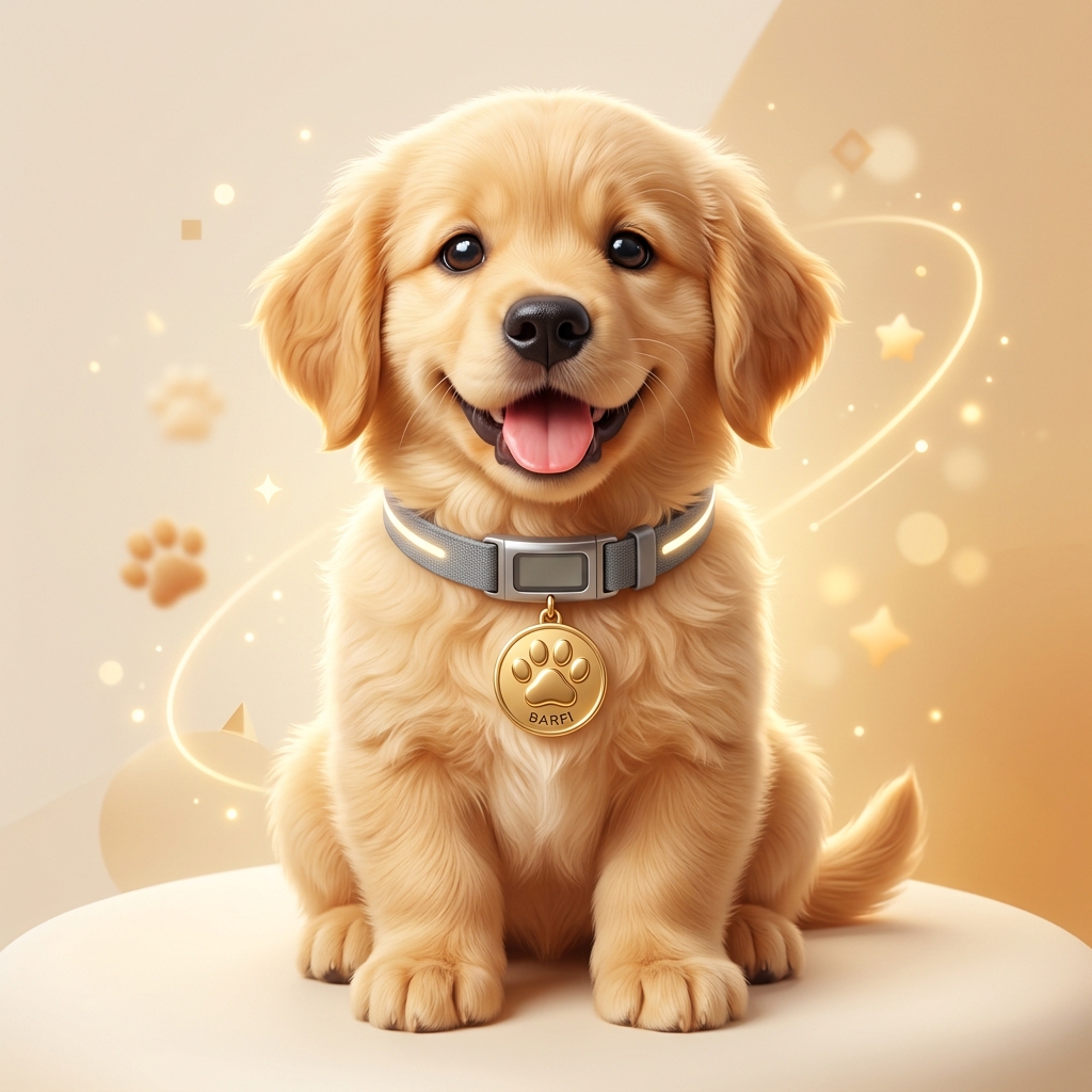 Barfee Golden Retriever AI Mascot
